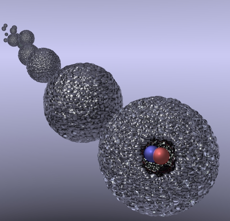 Quantum solvent helium nano-droplets with NO
